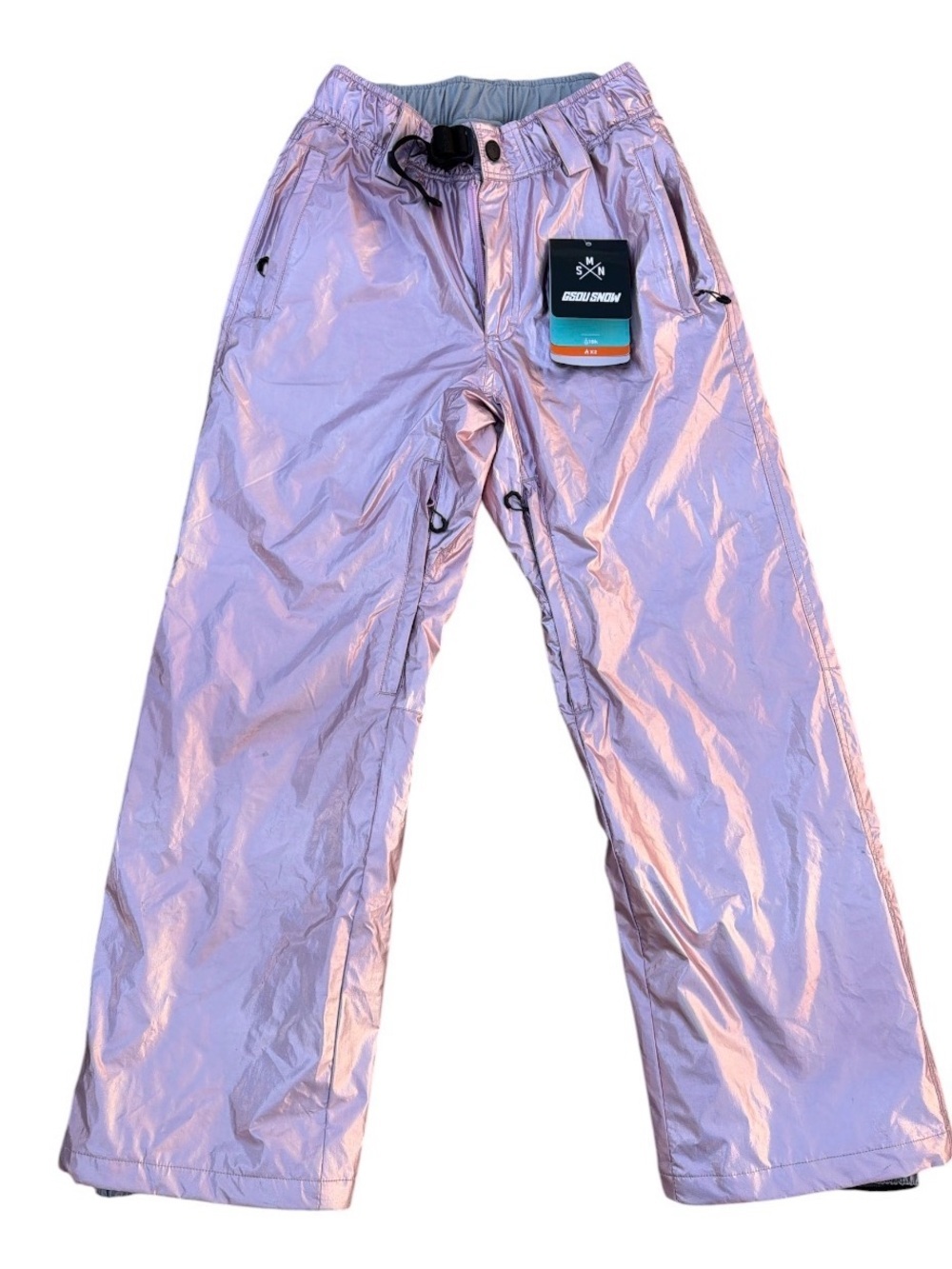 New Women’s GSOU SNOW Ski/Snowboard Pants Metallic Pink Size S